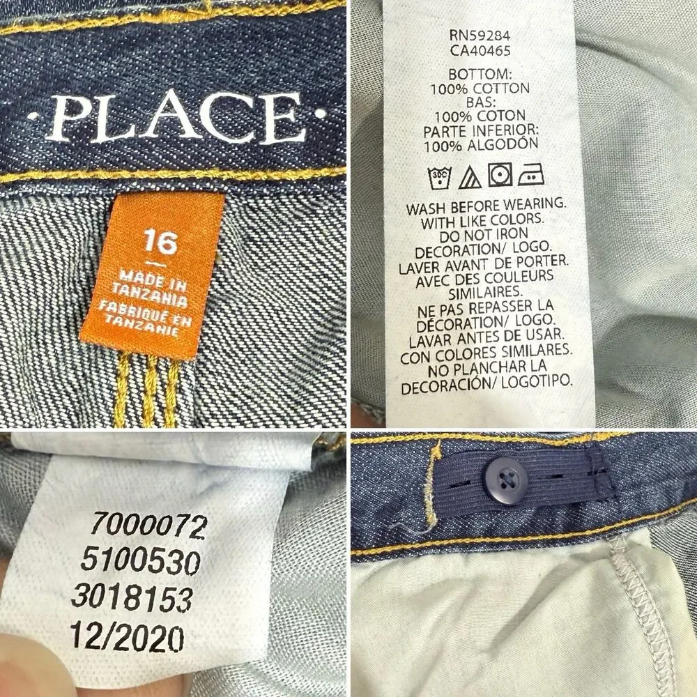 The Children's Place Blue 5 Pocket Denim Shorts Size 16